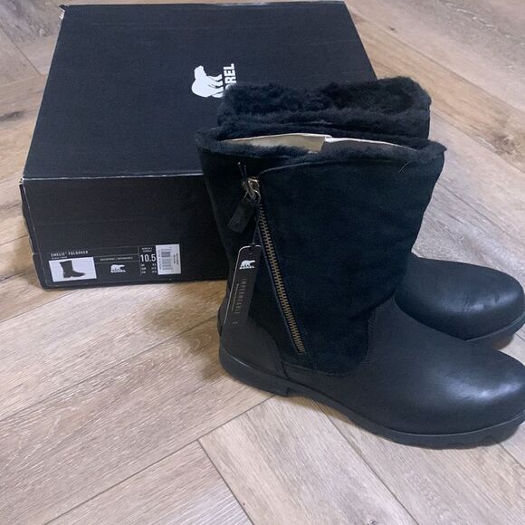 NIB Sorel Emelie Foldover Boots - Picture 2 of 8